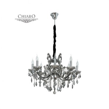Люстра подвесная CHIARO 477010308 Дориана 8x60W E14